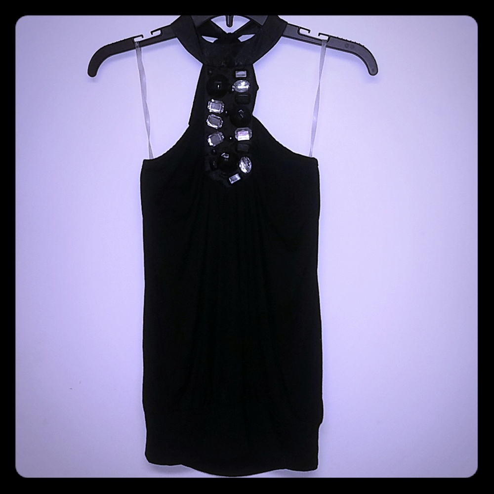 4/$20 Forever 21 Black halter Top